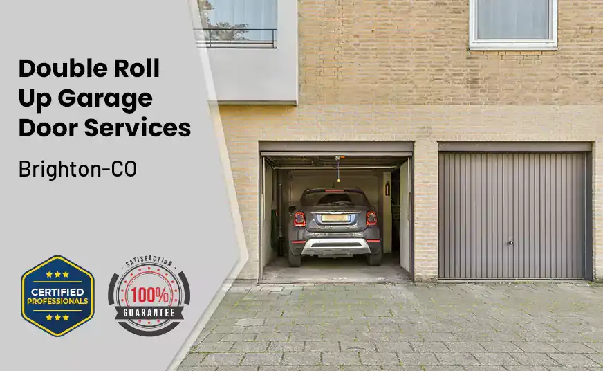Double Roll Up Garage Doors Brighton-CO 