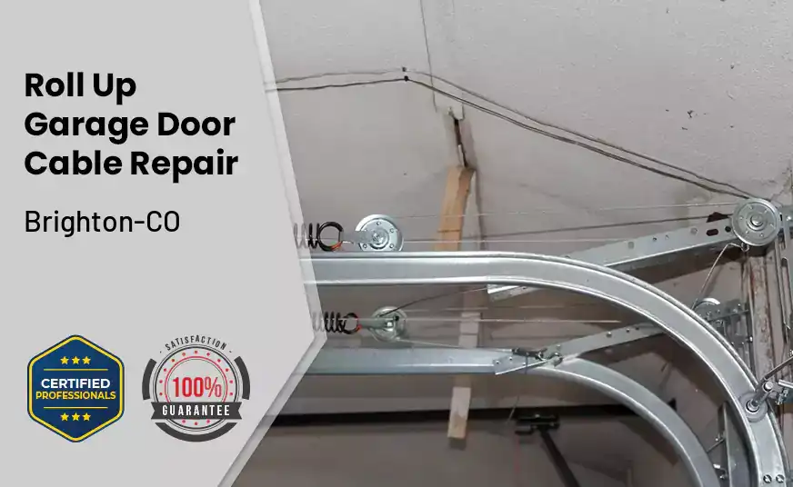 Roll Up Garage Door Cable Repair Brighton-CO 